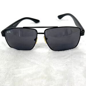 Vintage RAY BAN Black Sunglasses RB3529 Discontinued Wearable With Issues *Read*